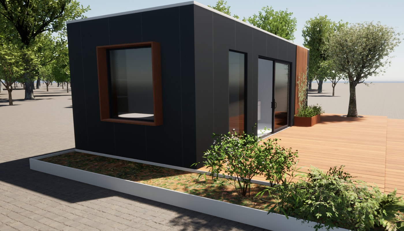 Zorgwoning container